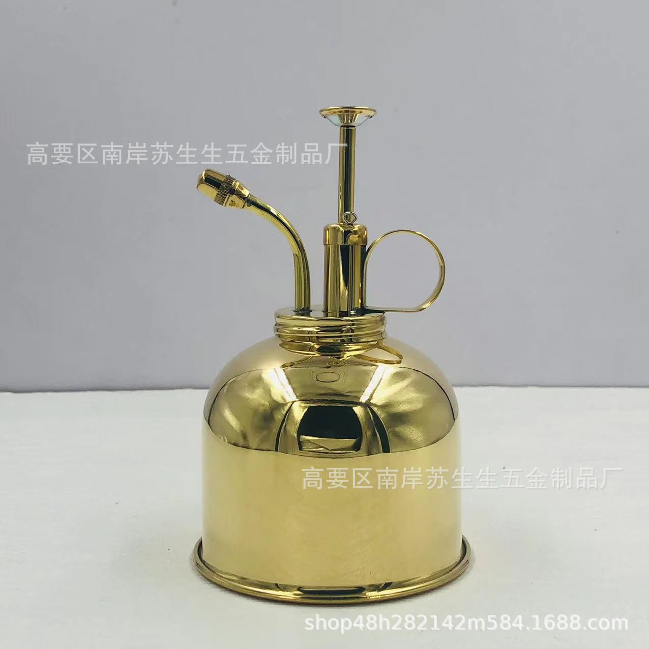 A all brass household flower and succulent watering bottle in various colors for gardening and home use