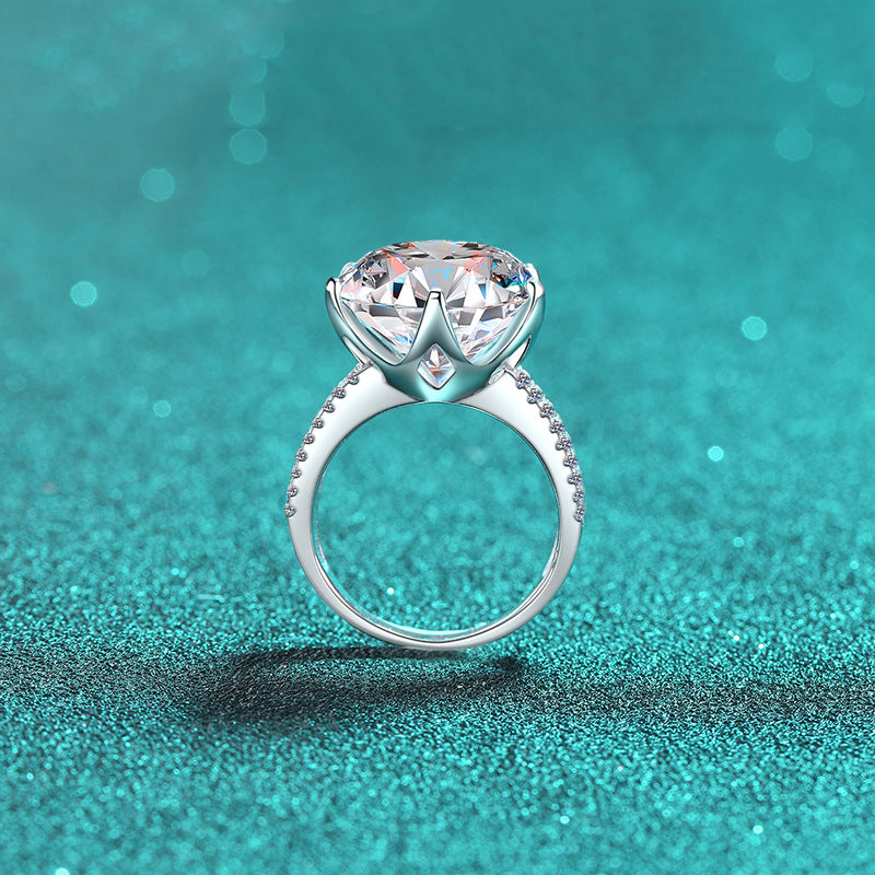 10-carat diamond ring sterling silver jewelry