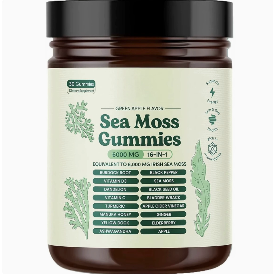 60 pieces of seaweed gummy candies