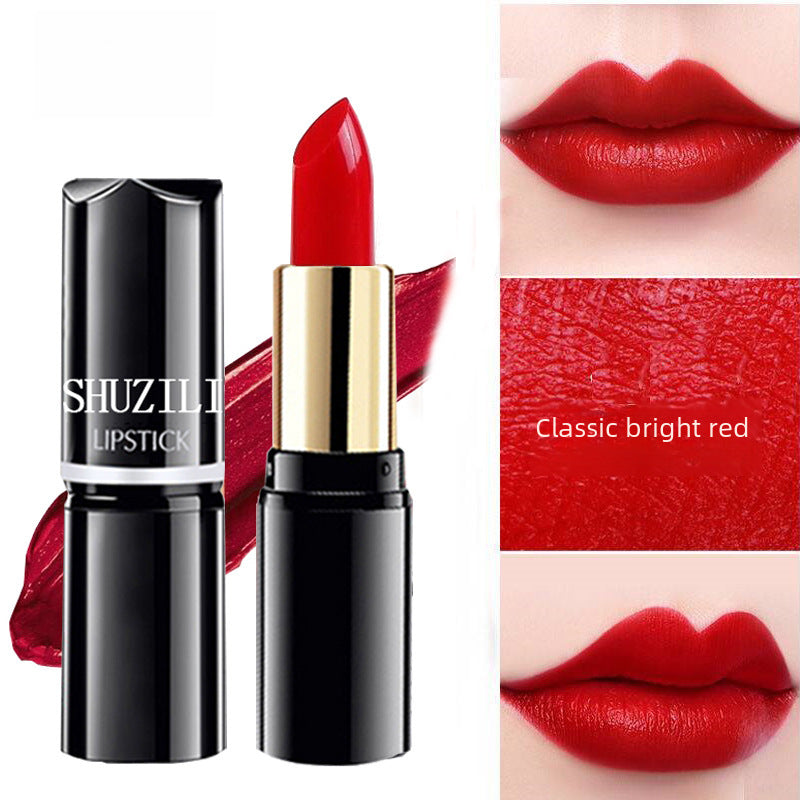 Shu Zili round tube lipstick moisturizing moisturizing easy to color and not easy to fade cosmetics wholesale one-piece delivery