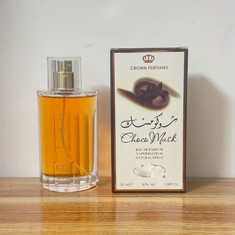 A high-end chocolate perfume with a long-lasting and lingering fragrance